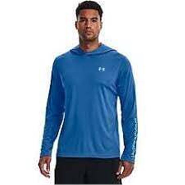Under Armour Drift Tide Knit Hoodie Victory Blue XL Sku 1370028-474