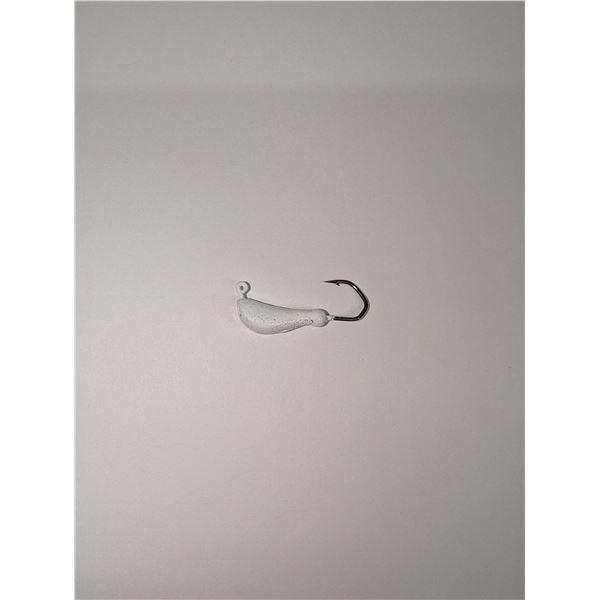 POW Casting Banana Jig Heads (6-Pack) White 1/4oz Sku BJH1/4WT-CP6