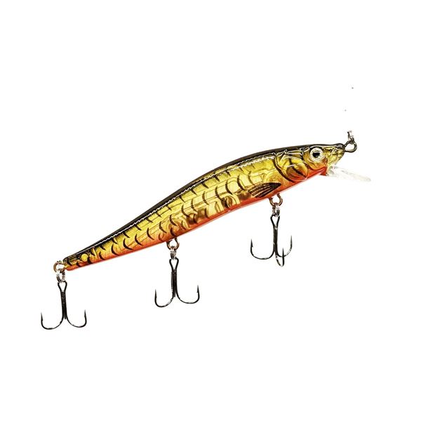 Xcalibur Minnow Crank Bait Gold/Black Back 3-3/4" Sku MTZ-XBMS93-X
