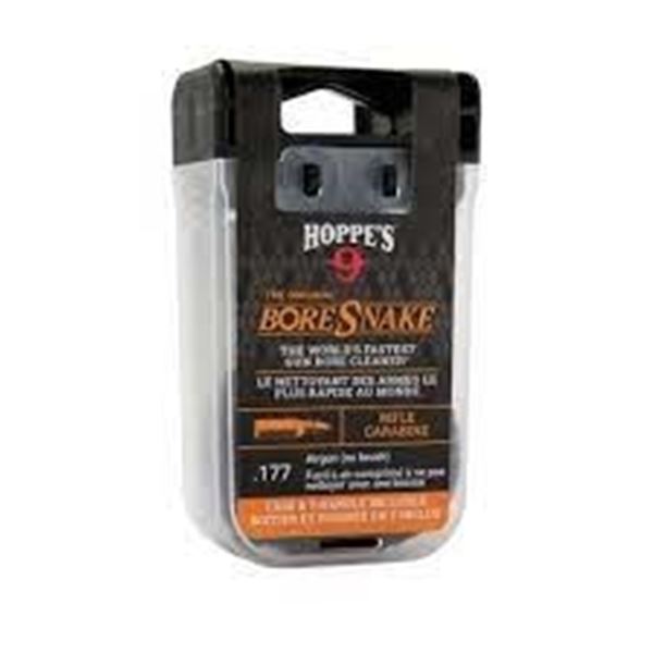 Hoppe's BoreSnake w/ Carry Case & Pull Handle .177 Cal Sku 24009D