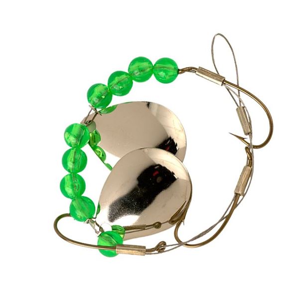 Lucky Strike Crawler Harness Nickel Green Beads Sku 701112-49