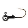 Image 1 : Eagle Claw Ball Head Jigs Black 1/8oz (10 Pack) Sku JB0418A