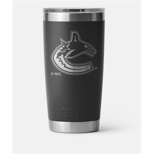 YETI Rambler 20 oz/591 ml NHL Canucks Black Sku 28100001432