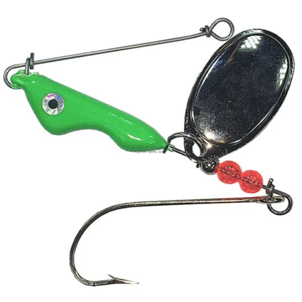 Shur Strike Erie Spinner Lime Green 3/8 oz Sku ESP38-12