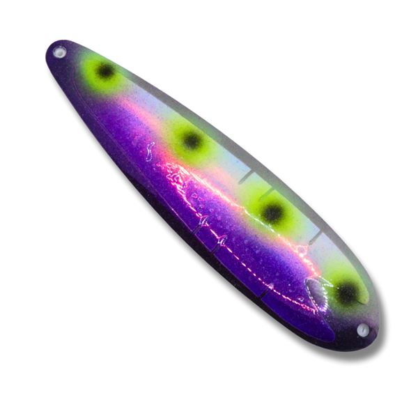 TNT Premium Lures Silver Back Spoons  Midnight Climax 4" Standard Sku PMI40228S