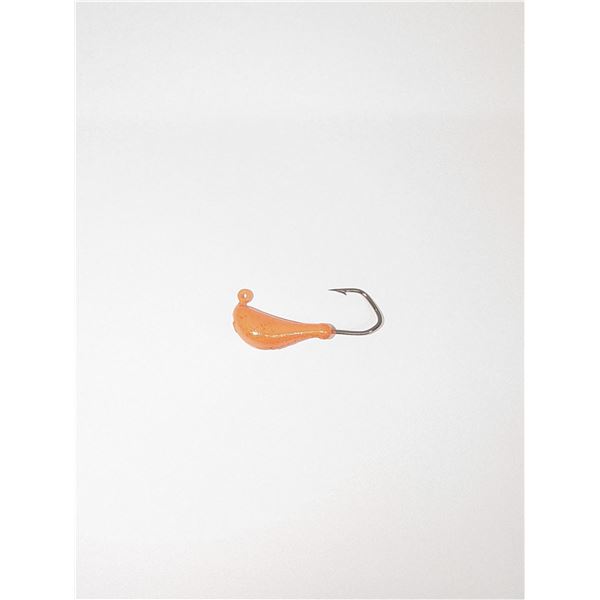 POW Casting Banana Jig Heads (6-Pack) Fluorescent Orange 1/8oz Sku BJH1/8FO-CP6