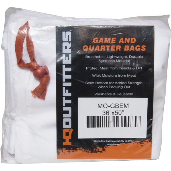 HQ OutfittersGAme & Quarter Bags Moose/Elk 36" x 50" (4-Pack) Sku MO-GBEM-4