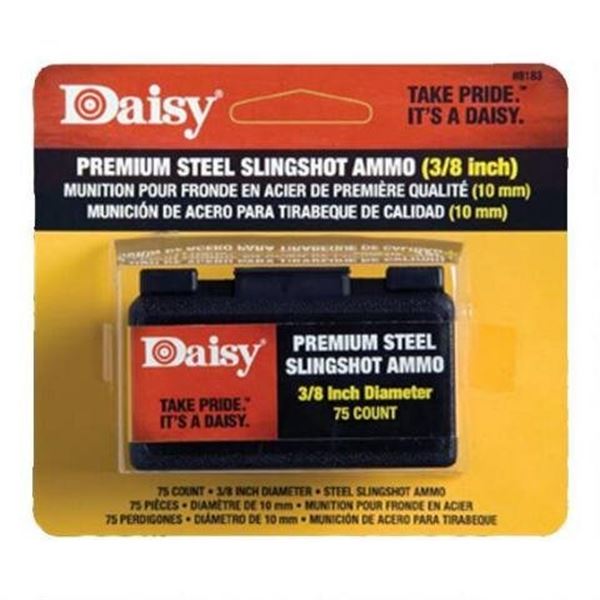 Daisy Powerline Premium Steel Slingshot Ammo 3/8" (75 Count) Sku 988183-446