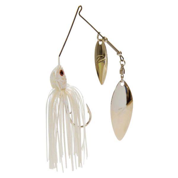 Z-Man SlingBladeZ Double Willow Spinner Pearl Ghost 1/2 oz Sku SBT12-01
