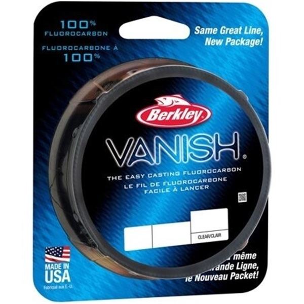 Berkley Vanish Fluorocarbon Line Filler Spool Clear 10 lb Sku VNFS10-15