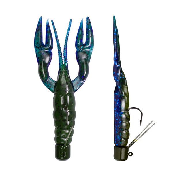 Lunkerhunt Pre-Rigged Finesse Craw 1/4 oz  Okeechobee Craw 3" Sku FC05