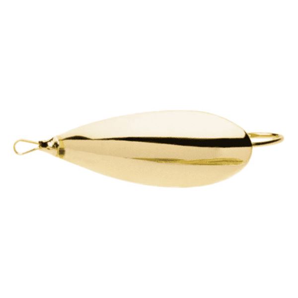 Johnson Silver Minnow  Weedless Spoon Gold 2.75 1 1/8OZ Sku SM11/8-GLD
