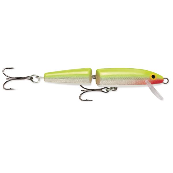 Rapala Jointed Minnow Silver Fluorescent Chartreuse 4-3/8" Sku J11SFC