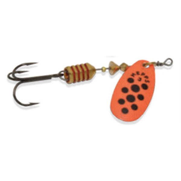 Mepps Comet Spinner Orange/Black Dots Size 3 (1/4oz) Sku C3 ORBD