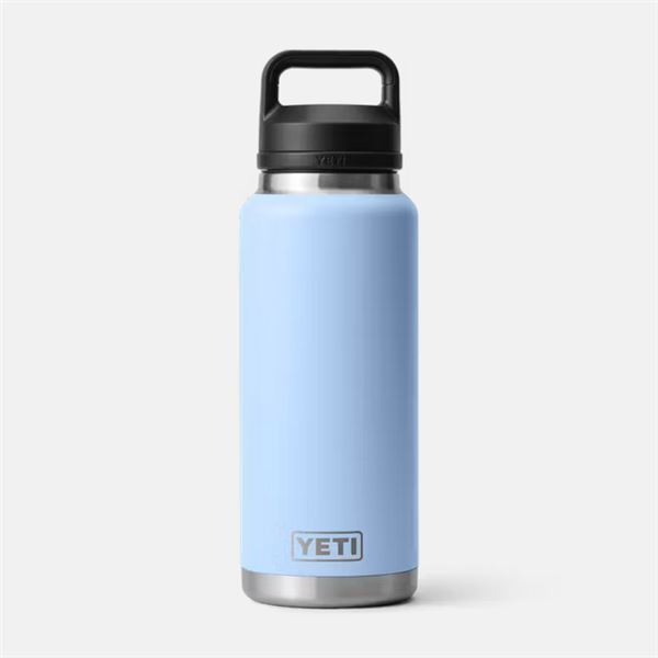 YETI Rambler 36 oz/1 L w/ Chug Cap Big Sky Blue Sku 70000003983