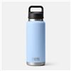 Image 1 : YETI Rambler 36 oz/1 L w/ Chug Cap Big Sky Blue Sku 70000003983