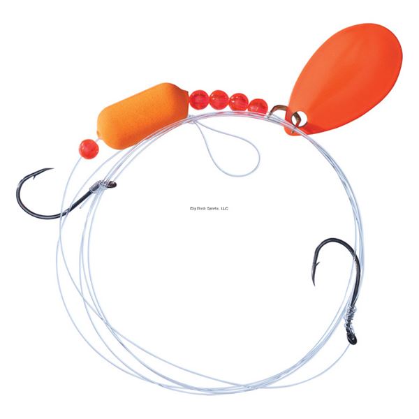 Eagle Claw Walleye Rig Fluorescent Orange Size 4 Sku LWRFO2-4