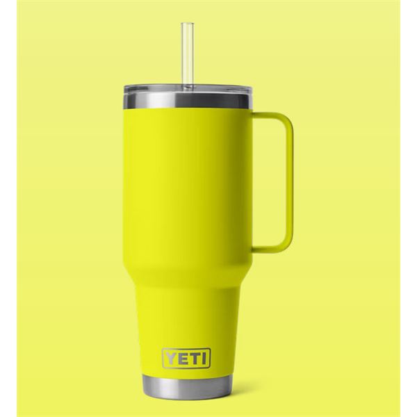 YETI Rambler 35oz/1L Straw Mug Firefly Yellow Sku 70000004051