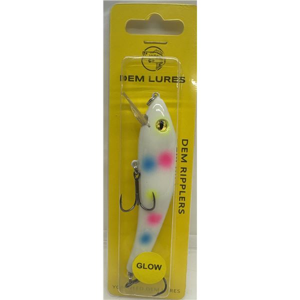 Dem Lures Hard Bait Ripplers Glow Wonderbread Sku WONDERBREAD