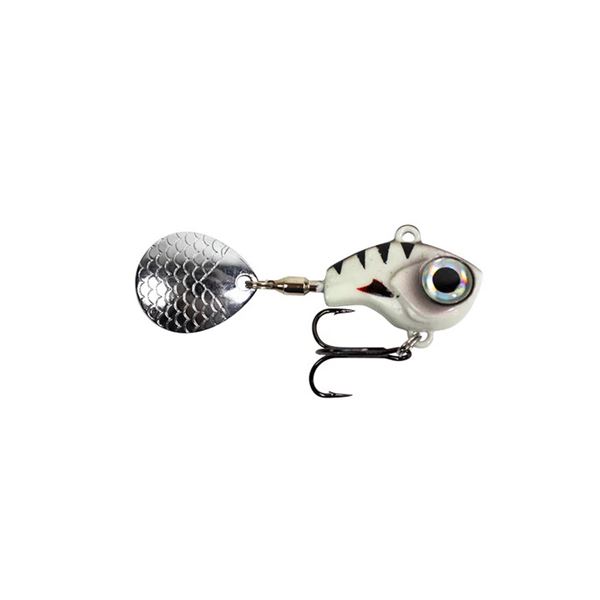 Lunkerhunt Big Eye Tail Spin Jig Glow 2.2" 3/8 oz Sku BEJ201