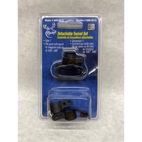 Ravage 1" Rifle Swivel Set  .540-.590" Tube Mag Sku GHH-0512