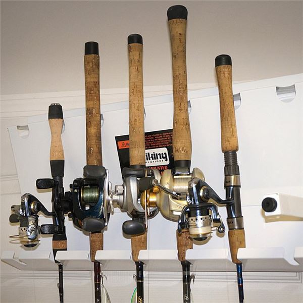 Viking Solutions Door Mounted Fishing Rod Rack Sku VFR007
