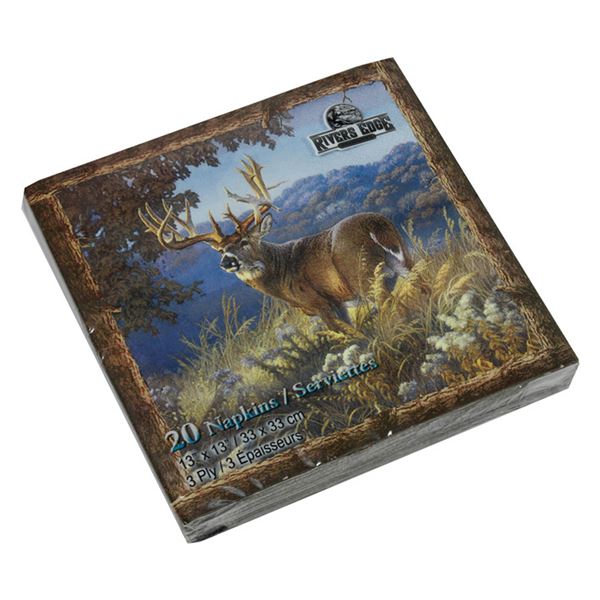Rivers Edge Napkins for Outdoor Enthusiasts Sku 632