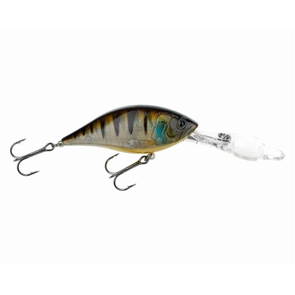 Freedom Tackle Corp Ultra Diver Shad 80 Yellow Perch 3.25" 7/8oz Sku 43202