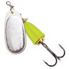 Image 1 : Blue Fox Vibrax Mid-Depth Spinner Silver/Flo. Yellow 1/4oz Sku 60-30-112IC