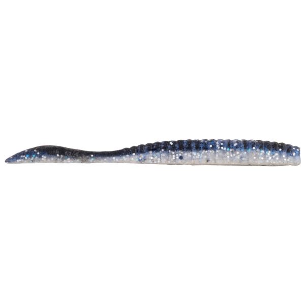 Berkley Powerbait Max Scent Flat Worm Black Shinner 3.6" Sku PBMSFW4-BLSN