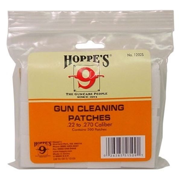 Hoppe's Gun Cleaning Patches .270 to .35 Cal (650 Count) Sku 1203S