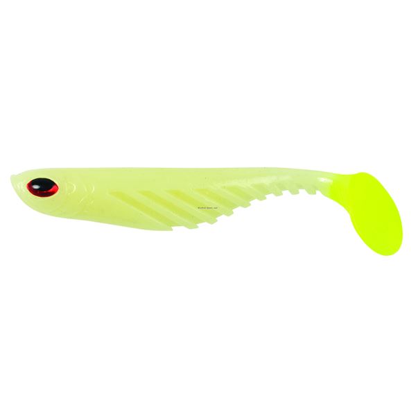Berkley Powerbait Ripple Shad Glow/Chartreuse 3.5" Sku PBBRS3.5-GC