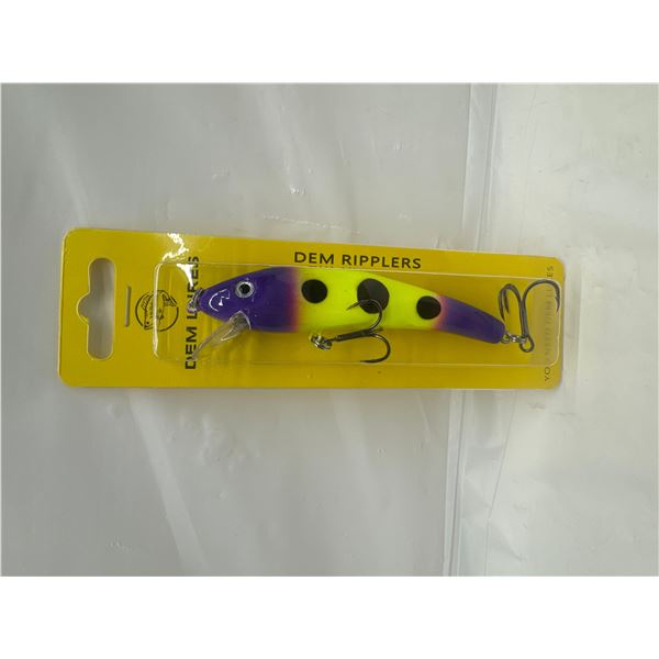 Dem Lures Hard Bait Ripplers Purple Glow Frog Sku PURPLEGLOWFROG