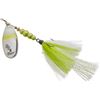 Image 1 : Mepps Bronze Slammer In-Line Spinner #5, 1/2oz Silver Chartreuse Sku BS5-SCH