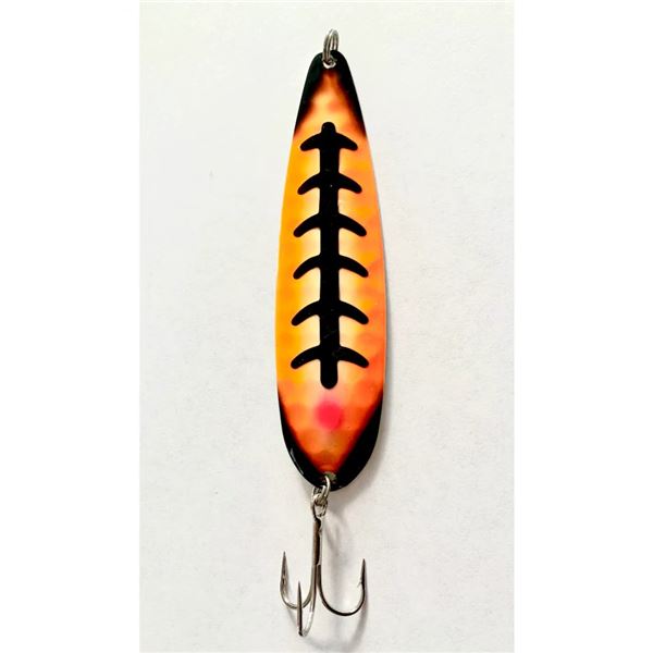 Great Lakes Spoons Silver/Trolling Series  Orange Hulk 3-7/8" Sku S111-R