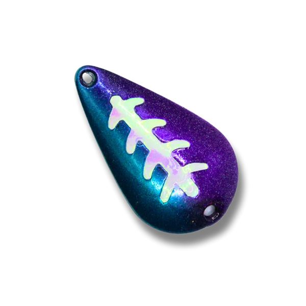 TNT Premium Lures Casting Spoon Disco Ninja UV/Glow 5/8oz Sku PDI50362S