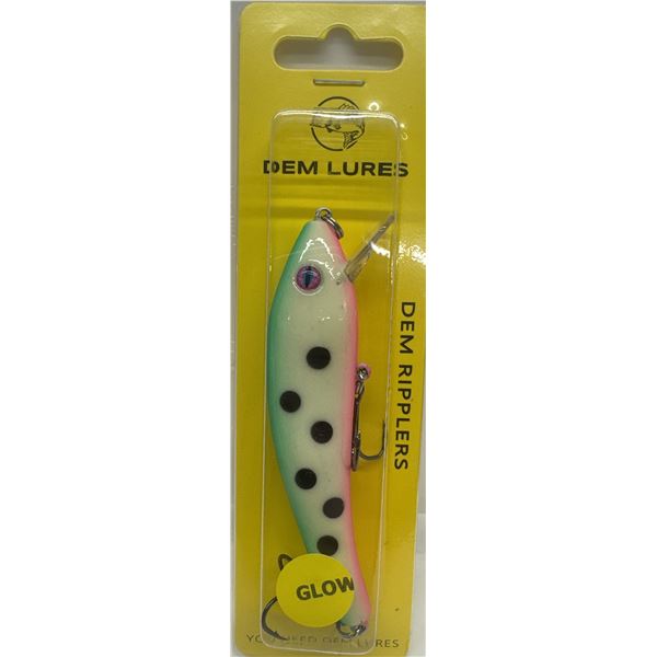 Dem Lures Hard Bait Ripplers Glow Watermelon Sku WATERMELON