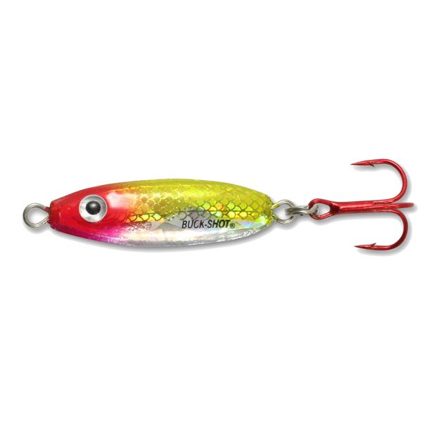 Northland Buck Shot Rattle Spoon Clown 3/8oz Sku BRS5-55
