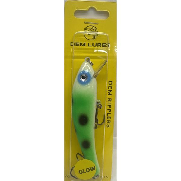 Dem Lures Hard Bait Ripplers White Toad Sku WHITETOAD