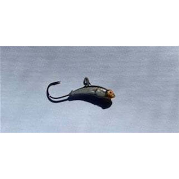 Meegs Premium Jigs Black Silver 1/4 oz Sku MFSM14BSL1