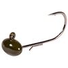 Image 1 : Z-Man Football Nedz Jig Head (3 Pack) Green Pumpkin 3/16oz Sku FNH316-01