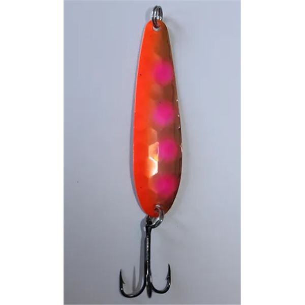 Great Lakes Spoons 3 1/4" Copper Series Orange With Pink Dots Sku C17