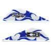 Image 1 : Bohning 2" Blazer Vane Blue/White Flame (Individually Sold) Sku BO-10831BW