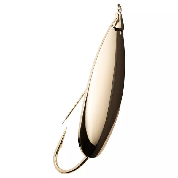 Johnson Silver Minnow  Weedless Spoon Gold 2.75 3/4 OZ Sku SM3/4-GLD