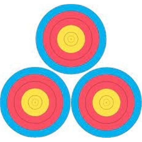 Maple Leaf 3x40 3-Spot 5-Ring 4-Colour Pro Target Sku ML-FT3X40V
