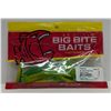 Image 1 : Big Bite Baits Pro Series Curl Tail Grub 10 Count 3" Green/Yellow Sku CTG315