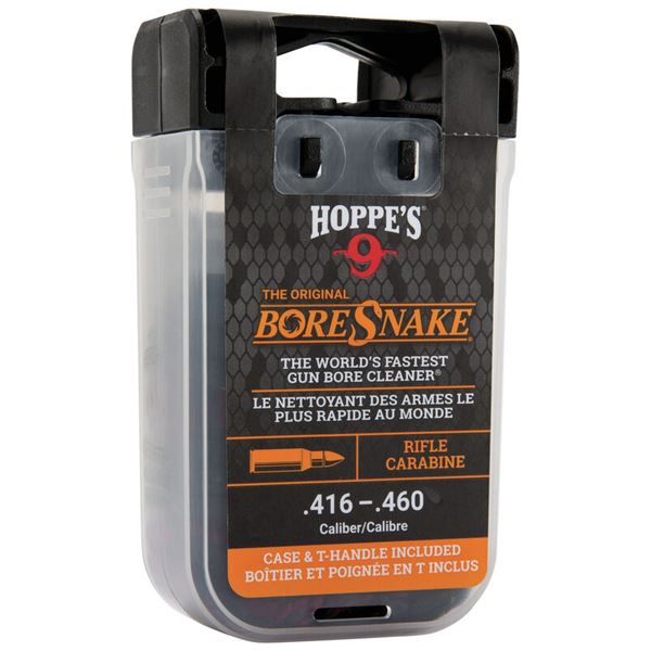 Hoppe's BoreSnake w/ Carry Case & Pull Handle .416-.460 Sku 24019D