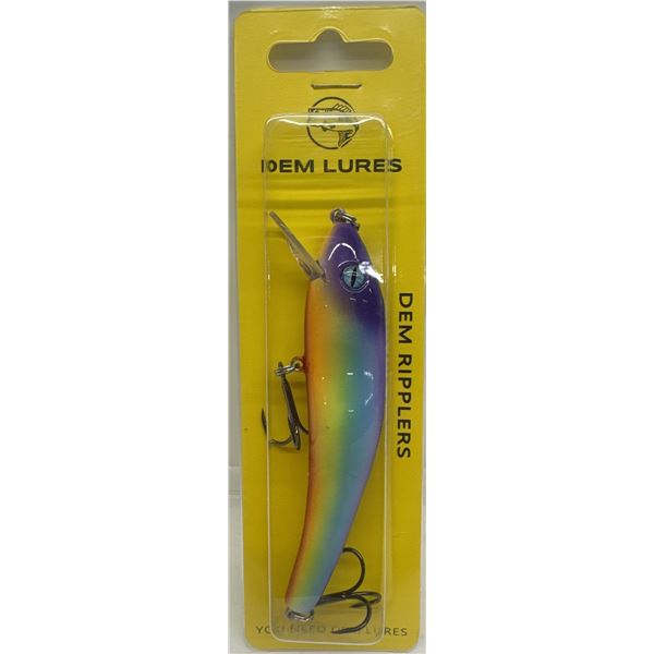 Dem Lures Hard Bait Ripplers Horizontal Crazy Ray Sku HORIZONTALCRAZYRAY