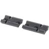 Image 1 : Weaver Aluminum Base Pair Matte Black 48472 Sku 48472