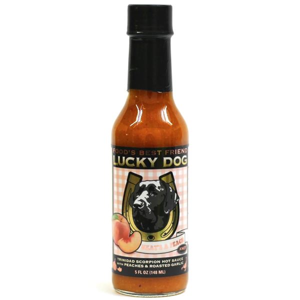 Lucky Dog Hot Sauce Heat's A Peach 5 Fl Oz Sku PEACH